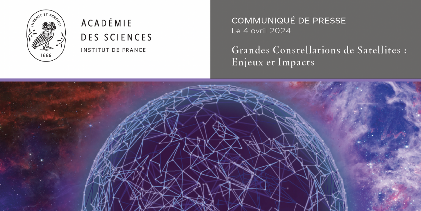 Communiqué de presse | Rapport sur les constellations de satellites