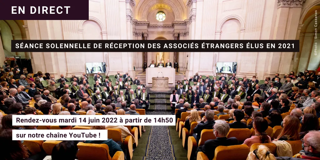 À voir ou à revoir ! Séance solennelle de réception des associés étrangers élus en 2021