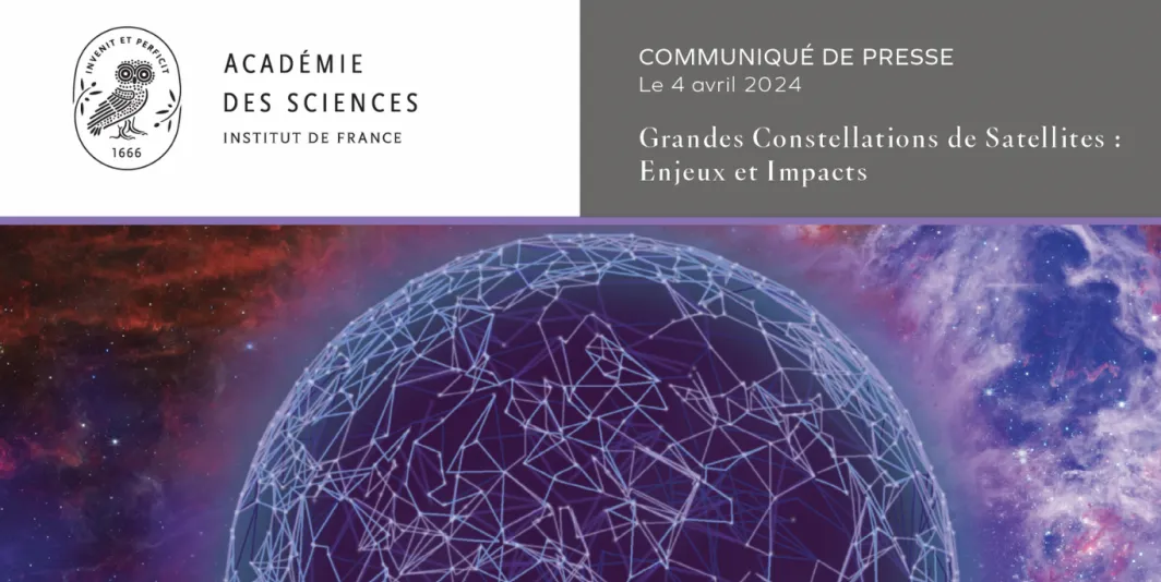 Communiqué de presse | Rapport sur les constellations de satellites